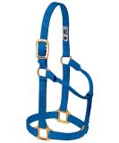 Weaver Leather Original Non Adjustable Halter Yearling Blue - Premium Quality Halter for Yearling Horses - Buy Online on GoSupps.com
