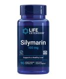 Life Extension Silymarin 100 mg - 90 Vegetarian Capsules for Liver Support - Buy Online on GoSupps.com