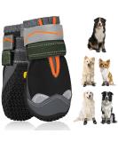 Slowton Waterproof Dog Shoes - Non-Slip Protective Boots for Small & Medium Dogs | Size 6 (Black) - Perfect for Winter Outdoor Adventures - Buy Online on GoSupps.com