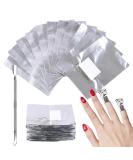 Sularpek Foil Nail Wraps 200 Pcs Gel Nail Remover Wraps With 1pcs Cuticle Pusher Nail Foils For Gel Nails For Fast & Gentle Soak Off Gel Polish Removing - Buy Online on GoSupps.com