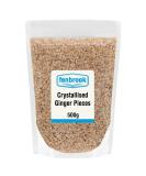Crystallised Ginger Pieces 500g by Fenbrook - Buy Online on GoSupps.com