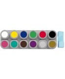 Water Makeup Palette for Kids - 12 x 2.5ml with 3 Sponges | Safe & Fun Children's Makeup - Buy Online on GoSupps.com