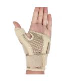 Adjustable Wrist Thumb Splint Brace for Carpal Tunnel Relief - Beige - Buy Online on GoSupps.com