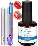 LOUINSTIC Gel Nail Polish Remover - Quick No Soak Gel Remover for Fast Nail Polish Removal | Professional Gel Polish Remover Kit - Buy Online on GoSupps.com