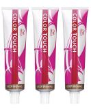 Buy Pack of 3 Wella Professionals Color Touch 6/75 Dark Blonde Brown Mahogany - 60 ml | International Shipping Available - Buy Online on GoSupps.com