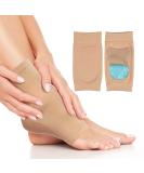 Medipaq Gel Ankle Support Socks - Foot and Ankle Support for Men and Women - Plantar Fasciitis, Achilles Tendon, Ligament Damage Relief - Buy Online on GoSupps.com