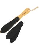 Valneo Footfish: Rubber Wood Paddling File for Hard & Dry Skin - Coarse & Fine Corn Corners Remover with 2 Flowering Papers - Best International Shipping - Buy Online on GoSupps.com