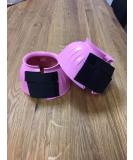 Hoof Bells for Horses & Ponies | Neon Pink Rubber Jumping Bells | Hoof Protection for Riding & Jumping | S-L Size - Buy Online on GoSupps.com