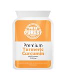 Premium Turmeric for Pets 10,000mg with Bioperine | Powerful Antioxidant Supplement for Joints & Hips | 60 Capsules - Buy Online on GoSupps.com