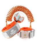 Lehoo Castle Toddler Rein for Walking 1.5M Wrist Reins for Toddlers with Induction Lock Anti Lost Wrist Link Toddler Orange Toddler Wrist Strap for Walking (Orange) - Buy Online on GoSupps.com