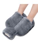 MIIKUU 2L Electric-Free Foot Warmer Heat Bottle - Comfortable Heating Sac for Women & Adults - Gray (38x32cm) - Ideal Foot Heater for Cozy Warmth - Buy Online on GoSupps.com