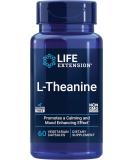 Life Extension L-Theanine 200 mg 60 Vegetarian Capsules - Buy Online on GoSupps.com