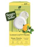Enviroscent Non-Toxic Air Freshener - Lemon Leaf & Thyme Plug-In | 45+ Days of Home Fragrance | Refillable Essential Oil Set - Buy Online on GoSupps.com