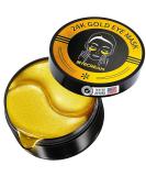 Golden Glow Under Eye Patches - 60 Pcs Rejuvenating Eye Gels for Dark Circles & Puffiness Relief - Buy Online on GoSupps.com
