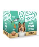 Burns Pet Natural Nutrition Adult & Senior Wet Dog Food Wild Fish Carrots & Organic Brown Rice 6 x 395gm 395 g (Pack of 6) - Buy Online on GoSupps.com