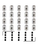 BEADNOVA Locking Pin Keeper Back (20pcs) for Hat, Backpack, Label Pins - Jewelry Making Back with Allen Wrench - Buy Online on GoSupps.com