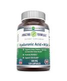 Amazing Formulas Hyaluronic Acid & MSM 500mg Dietary Supplement - 120 Capsules for Joint, Tendon & Ligament Support - Promotes Flexibility & Skin Health - Non-GMO & Gluten Free - Buy Online on GoSupps.com