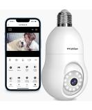 LaView 4MP Bulb Security Camera | 2K Wireless Outdoor Indoor | Motion Detection, Audible Alarm | Easy Installation | Alexa Compatible - Buy Online on GoSupps.com