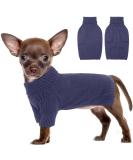 Iecoii Dog Sweater - Warm Turtleneck Sweaters for All Dog Sizes | Perfect Winter Clothing for Chihuahua French Bulldog Labrador & More - Buy Online on GoSupps.com