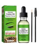 100% Cold Pressed Organic Castor Oil for Eyelashes Eyebrows & Skin Moisturizer - 1 Fl Oz | Best Hair & Body Care for Women - Buy Online on GoSupps.com