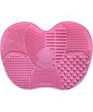 Silicone Makeup Brush Cleaning Mat - Pink | Fast International Shipping & Easy Cleaning Solutions - Buy Online on GoSupps.com