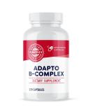 Vimergy Adapto B Complex 120 Servings  High Potency with 8 B Vitamins Rhodiola & Hawthorn Berry  Supports Mental Energy Cognition Mood - Non-GMO Kosher Vegan Paleo No Gluten No Soy - Buy Online on GoSupps.com