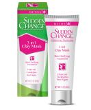 Sudden Change 3-In-1 Charcoal Clay Mask - Hydrating & Toning Face Mask for Sensitive & Dry Skin - 3 Oz - International Shipping Available - Buy Online on GoSupps.com