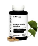 Buy Ginkgo Biloba 6000 mg - 210 Vegan Capsules | 100% Natural Boost Memory & Circulation | Strong Antioxidants - Buy Online on GoSupps.com
