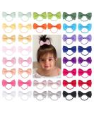 Baby Hair Ties with Bows for Toddler - 2 Inch Elastic Ponytail Holders Small Hair Ties For Baby Girls Infants Hair Accessories 40 Pieces hair tie 40p -a - Buy Online on GoSupps.com