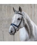 Sunride English Combined Bridle Hawaii with Reins - Soft Real Leather Adjustable & Anatomical - COB Black/Blue - International Shipping Available - Buy Online on GoSupps.com