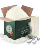 Hearth & Harbor Soy Candle Wax for Candle Making - Natural Soy Wax for Candle Making 5 lb Bag, Premium Soy Wax Flakes, 100 Cotton Candle Wicks, 100 Wick Stickers, & 2 Centering Devices Multi 5 lbs - Buy Online on GoSupps.com