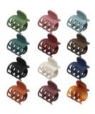12 Pcs Small Claw Clips for Thin Hair 1.6'' - Matte Cute Hair Clips for Women - Double Row Teeth Jaw Clips for Hair - Non Slip Strong Hold Hair Claws - Multicolor-2 - Buy Online on GoSupps.com