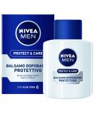 Nivea Men Protect & Care Aftershave - 2x100ml | Soothing Aloe Vera Vitamin E & Pro-Vitamin B5 Moisturizing Balm - International Shipping Available - Buy Online on GoSupps.com