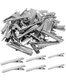 150 Metal Hair Clips - Single Prong Pinch Clips for Curly Hair | DIY Hairstyling Accessories in 3 Sizes - Silver - Buy Online on GoSupps.com