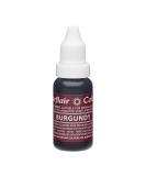 Sugarflair Burgundy Liquid Food Colouring 14ml for Royal Icing, Sugarpaste, Buttercream - Ideal for Painting and Airbrushing - Buy Online on GoSupps.com