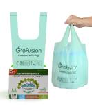 GreFusion Extra Strong 10L Organic Waste Bags with Handle - 50 Durable Garbage Bags for Eco-Friendly Disposal - Buy Online on GoSupps.com