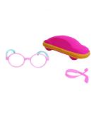 Children's Blue Light Filter Glasses - UV Block TR90 Round Frame for Girls + Anti-Slide Tape & Pink Glasses Case - Buy Online on GoSupps.com