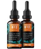 Vitamin B12 Drops 2x1800 Drops - Bioactive Methylcobalamin 500mcg - Vegan Preservative-Free - Laboratory Tested Quality - Buy Online on GoSupps.com
