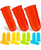 VILLCASE 15pcs Hot Glue Finger Protectors - Non-Slip Silicone Finger Sleeves for Crochet & Crafting - Buy Online on GoSupps.com