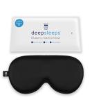 Mulberry Silk Deep Sleep Eye Mask for Relaxation and Travel - Soft and Luxurious Shade for Ultimate Comfort - Buy Online on GoSupps.com