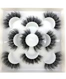 AMSDCN 5 Pairs 25mm 3D Mink Lashes Bulk with Custom Box - Short Wispy Natural False Eyelashes (ML-02) - Buy Online on GoSupps.com