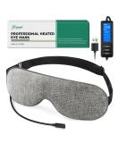 Heated Eye Mask - Moist Heat Therapy for Dry Eyes Blepharitis Dark Circles & Puffy Eyes - Perfect Gift for Men & Women (Gray - Buy Online on GoSupps.com