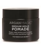 Argan Magic Medium Hold Pomade | Argan Oil Hair Styling Texture & Definition | Paraben Free Cruelty Free Made in USA (8 Oz - Buy Online on GoSupps.com