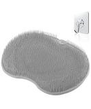 Shower Foot Massager Scrubber - Non-Slip Massage Mat for Improved Circulation and Pain Relief (Gray) - Buy Online on GoSupps.com