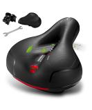 GREAN Comfortable Bike Seat Cushion -Bicycle Seat for Men Women with Dual Shock Absorbing Ball Memory Foam Waterproof Wide Bicycle Saddle Fit for Stationary/Exercise/Indoor/Mountain/Road Bikes - Buy Online on GoSupps.com