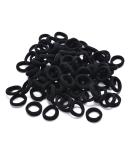 LEBQ 200 Mini Hair Bands for Girls & Babies - Soft Elastic Hair Ties in Black | Perfect for Kids' Hairstyles - Buy Online on GoSupps.com