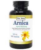 Arnica Montana Capsules 500mg - Natural Pain Relief Supplement | 100 Capsules - Buy Online on GoSupps.com