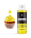 Liquid Food Coloring - 160ml Sugar-Free Concentrated Colors for Cakes Baking Cookies & Slime - Decorate with Lemon Flavors - Buy Online on GoSupps.com