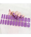 CBOIC 22-Piece Halved Gel Nail Films - UV Hardening Self-Adhesive Nail Stickers for Salon Quality Purple Fingernail Decoration for Women & Girls - Buy Online on GoSupps.com