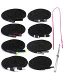 YZSFIRM 8 Pcs Drawstring Cords Replacement Set with Easy Threader Tool - Black 51 Inch for Hoodies, Sweatpants, Clothing, Jackets & Coats - Buy Online on GoSupps.com